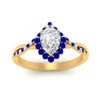 Load image into Gallery viewer, pear-crown-halo-sapphire-engagement-ring-in-FD10008PERGSABLANGLE3-NL-YG