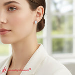 Load image into Gallery viewer, pear-cut-3-prong-earring-diamond-2-carat-in-rose-gold-FDEAR-10411PE-2.00CT
