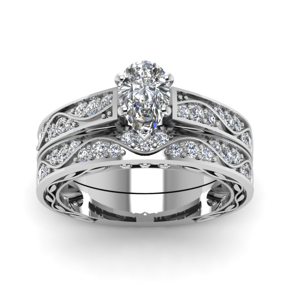 pear-cut-antique-filigree-wedding-ring-set-in-white-gold-FDENS3543PEANGLE5-NL-WG