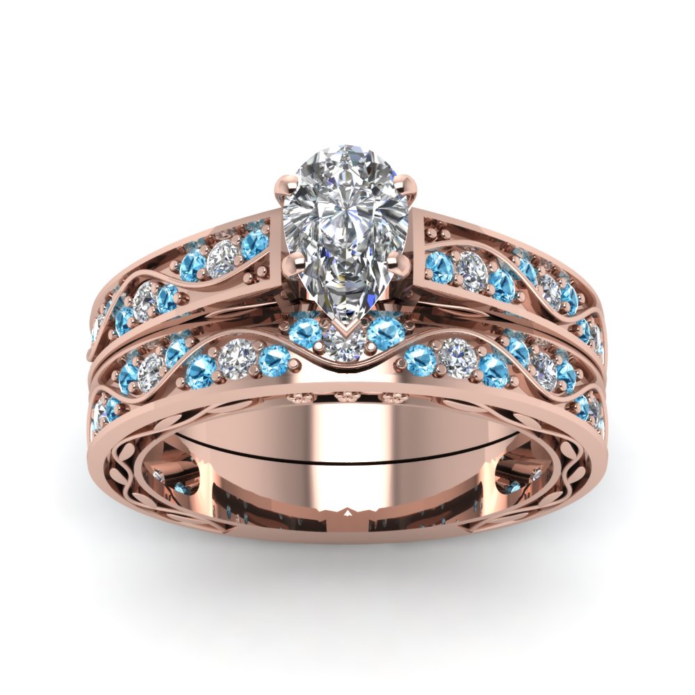 pear-cut-antique-filigree-wedding-ring-set-with-ice-blue-topaz-in-rose-gold-FDENS3543PEGICBLTOANGLE5-NL-RG