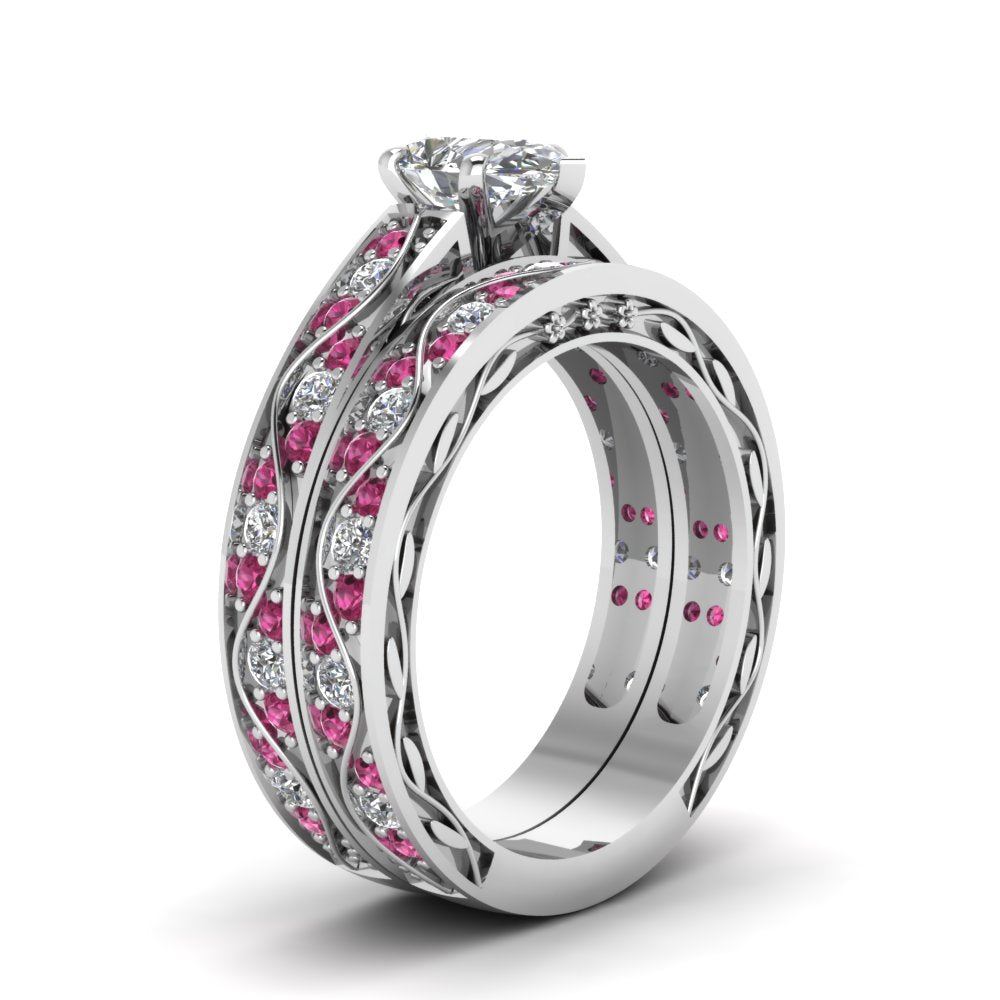 pear-cut-antique-filigree-wedding-ring-set-with-pink-sapphire-in-white-gold-FDENS3543PEGSADRPIANGLE2-NL-WG