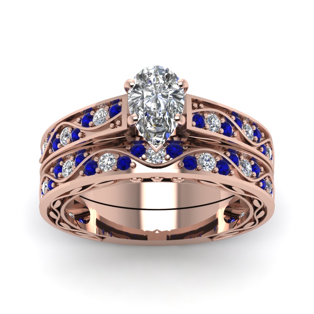 pear-cut-antique-filigree-wedding-ring-set-with-sapphire-in-rose-gold-FDENS3543PEGSABLANGLE5-NL-RG