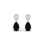 Load image into Gallery viewer, pear-cut-black-diamond-stud-earrings-with-drop-design-in-rose-gold-fdear11550pegblackangle2-nl-rg_e8fffc73-d8b6-4cd2-9d56-e9dc5225b4e7.jpg?v=1769058047