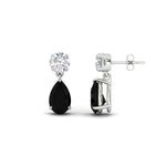 Load image into Gallery viewer, pear-cut-black-diamond-stud-earrings-with-drop-design-in-white-gold-fdear11550pegblackangle3-nl-wg.jpg?v=1769058047