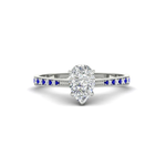 Load image into Gallery viewer, pear-cut-cathedral-pave-diamond-engagement-ring-with-sapphire-in-white-gold-FD11145PERGSABL-NL-WG.png?v
