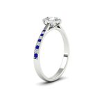 Load image into Gallery viewer, pear-cut-cathedral-pave-diamond-engagement-ring-with-sapphire-in-white-gold-FD11145PERGSABLANGLE2-NL-WG.png?v
