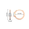 Load image into Gallery viewer, pear-cut-diamond-huggie-earrings-in-rose-gold-fdear11703angle2-nl-rg-hw.jpg