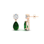 Load image into Gallery viewer, pear-cut-emerald-stud-earrings-with-drop-design-in-rose-gold-fdear11550pegemgrangle3-nl-rg_3aa077a9-2a48-4eed-8a56-f70f22a8d1a5.jpg?v=1769058047