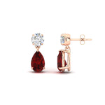 Load image into Gallery viewer, pear-cut-ruby-stud-earrings-with-drop-design-in-rose-gold-fdear11550pegrudrangle3-nl-rg_c5558e13-f628-4413-be87-c954fe64b922.jpg?v=1769058047