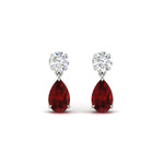 Load image into Gallery viewer, pear-cut-ruby-stud-earrings-with-drop-design-in-white-gold-fdear11550pegrudrangle2-nl-wg_2ecccc0d-10c3-42ef-a43c-c8add3a820dc.jpg?v=1769058047