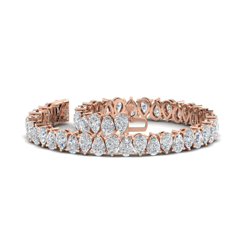 pear-diamond-14-ct-tennis-bracelet