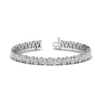 Load image into Gallery viewer, Pear Diamond 14 Ct Tennis Bracelet
