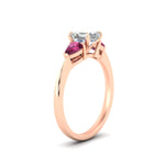 Load image into Gallery viewer, pear-diamond-cathedral-asscher-cut-engagement-ring-with-pink-sapphire-in-rose-gold-fdenr9210asrgsadrpiangle2-nl-rg.jpg?v=1758259331

