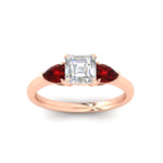 Load image into Gallery viewer, pear-diamond-cathedral-asscher-cut-engagement-ring-with-ruby-in-rose-gold-fdenr9210asrgrudrangle5-nl-rg.jpg?v=1758259331
