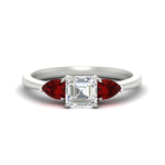 Load image into Gallery viewer, pear-diamond-cathedral-asscher-cut-engagement-ring-with-ruby-in-white-gold-fdenr9210asrgrudrsleep-nl-wg_03b558d1-973e-4941-9fed-69312b6f98d0.jpg?v=1758259331

