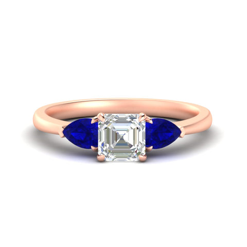 pear-diamond-cathedral-asscher-cut-engagement-ring-with-sapphire-in-rose-gold-fdenr9210asrgsablsleep-nl-rg