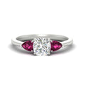 Thumbnail 33 - pear-diamond-cathedral-cushion-cut-engagement-ring-with-pink-sapphire-in-white-gold-fdenr9210curgsadrpisleep-nl-wg