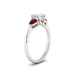 Load image into Gallery viewer, pear-diamond-cathedral-cushion-cut-engagement-ring-with-ruby-in-white-gold-fdenr9210curgrudrangle2-nl-wg?v=1758167884

