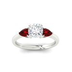 Load image into Gallery viewer, pear-diamond-cathedral-cushion-cut-engagement-ring-with-ruby-in-white-gold-fdenr9210curgrudrangle5-nl-wg?v=1758167884
