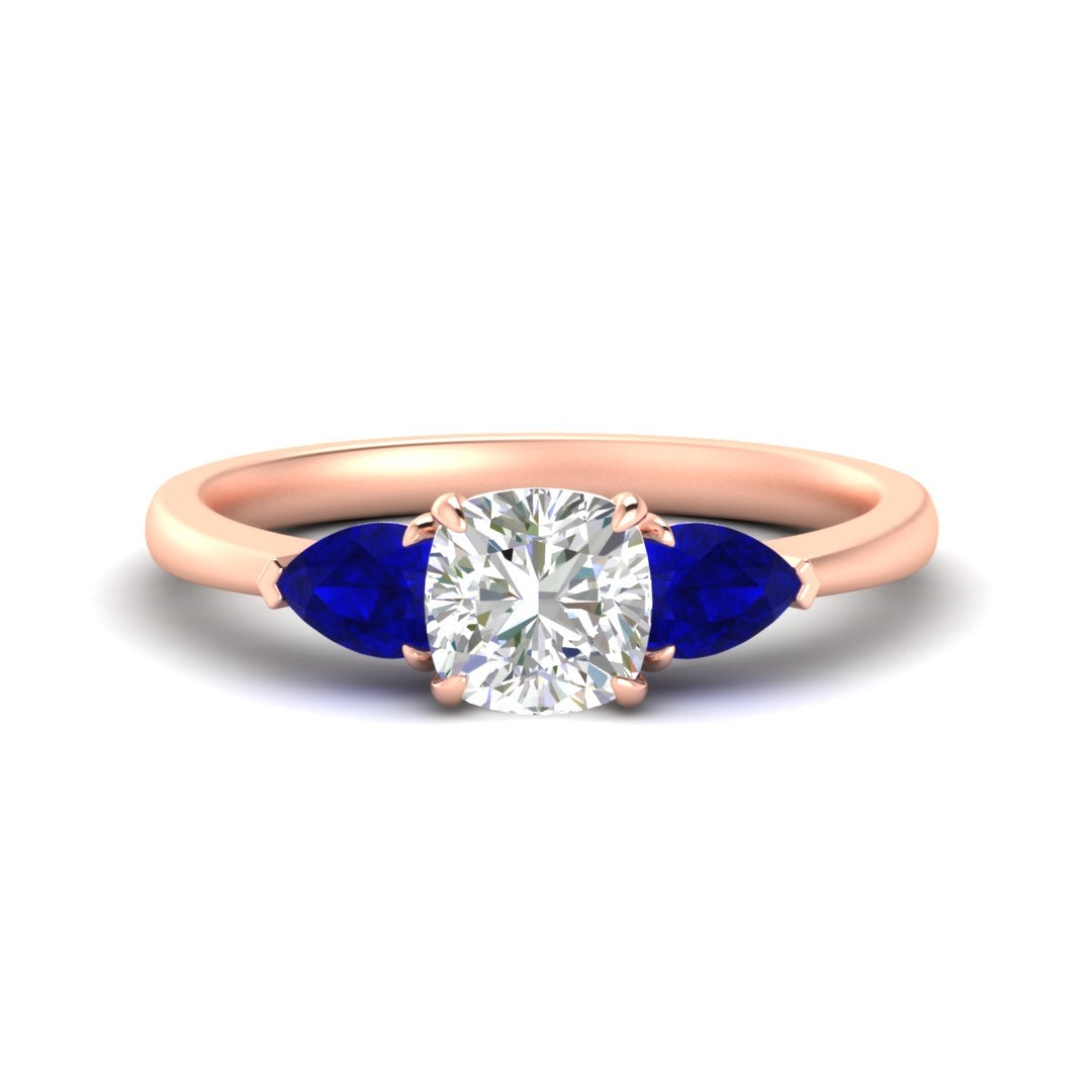 pear-diamond-cathedral-cushion-cut-engagement-ring-with-sapphire-in-rose-gold-fdenr9210curgsablsleep-nl-rg