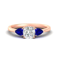 Thumbnail 5 - pear-diamond-cathedral-cushion-cut-engagement-ring-with-sapphire-in-rose-gold-fdenr9210curgsablsleep-nl-rg
