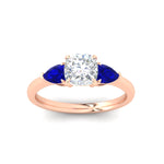 Load image into Gallery viewer, pear-diamond-cathedral-cushion-cut-engagement-ring-with-sapphire-in-rose-gold-fdenr9210curgsablangle5-nl-rg?v=1758166984
