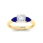 Load image into Gallery viewer, pear-diamond-cathedral-cushion-cut-engagement-ring-with-sapphire-in-yellow-gold-fdenr9210curgsablangle5-nl-yg
