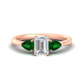 Thumbnail 21 - pear-diamond-cathedral-emerald-cut-engagement-ring-with-emerald-in-rose-gold-fdenr9210emrgemgrsleep-nl-rg