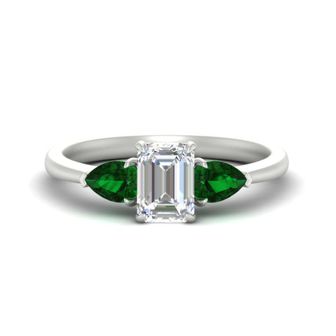 pear-diamond-cathedral-emerald-cut-engagement-ring-with-emerald-in-white-gold-fdenr9210emrgemgrsleep-nl-wg