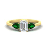 Load image into Gallery viewer, pear-diamond-cathedral-emerald-cut-engagement-ring-with-emerald-in-yellow-gold-fdenr9210emrgemgrsleep-nl-yg_09a2a247-b72e-435c-adef-7a0914a8d2bc.jpg?v=1758097711
