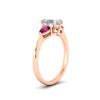 Load image into Gallery viewer, pear-diamond-cathedral-emerald-cut-engagement-ring-with-pink-sapphire-in-rose-gold-fdenr9210emrgsadrpiangle2-nl-rg.jpg?v=1758097711