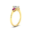 Load image into Gallery viewer, pear-diamond-cathedral-emerald-cut-engagement-ring-with-pink-sapphire-in-yellow-gold-fdenr9210emrgsadrpiangle2-nl-yg.jpg?v=1758097711