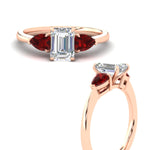 Load image into Gallery viewer, pear-diamond-cathedral-emerald-cut-engagement-ring-with-ruby-in-rose-gold-fdenr9210emrgrudrangle3-nl-rg.jpg?v=1758097711
