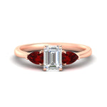 Load image into Gallery viewer, pear-diamond-cathedral-emerald-cut-engagement-ring-with-ruby-in-rose-gold-fdenr9210emrgrudrsleep-nl-rg_ebeaff7e-5099-47b1-8552-b88e91cba23e.jpg?v=1758097711
