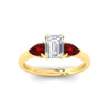Load image into Gallery viewer, pear-diamond-cathedral-emerald-cut-engagement-ring-with-ruby-in-yellow-gold-fdenr9210emrgrudrangle5-nl-yg.jpg?v=1758097711