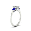 Load image into Gallery viewer, pear-diamond-cathedral-emerald-cut-engagement-ring-with-sapphire-in-white-gold-fdenr9210emrgsablangle2-nl-wg.jpg?v=1758097711