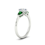 Load image into Gallery viewer, pear-diamond-cathedral-heart-shaped-engagement-ring-with-emerald-in-white-gold-fdenr9210htrgemgrangle2-nl-wg
