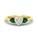 Load image into Gallery viewer, pear-diamond-cathedral-heart-shaped-engagement-ring-with-emerald-in-yellow-gold-fdenr9210htrgemgrsleep-nl-yg_68d2a10a-5f8a-439c-99a1-7a7539c069ce?v=1758096795

