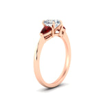 Load image into Gallery viewer, pear-diamond-cathedral-heart-shaped-engagement-ring-with-ruby-in-rose-gold-fdenr9210htrgrudrangle2-nl-rg
