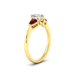 Load image into Gallery viewer, pear-diamond-cathedral-heart-shaped-engagement-ring-with-ruby-in-yellow-gold-fdenr9210htrgrudrangle2-nl-yg?v=1758096795
