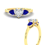 Load image into Gallery viewer, pear-diamond-cathedral-heart-shaped-engagement-ring-with-sapphire-in-yellow-gold-fdenr9210htrgsablangle3-nl-yg
