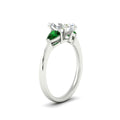 Thumbnail 64 - pear-diamond-cathedral-marquise-cut-engagement-ring-with-emerald-in-white-gold-fdenr9210mqrgemgrangle2-nl-wg