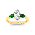 Thumbnail 7 - pear-diamond-cathedral-marquise-cut-engagement-ring-with-emerald-in-yellow-gold-fdenr9210mqrgemgrangle5-nl-yg