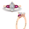 Load image into Gallery viewer, pear-diamond-cathedral-marquise-cut-engagement-ring-with-pink-sapphire-in-rose-gold-fdenr9210mqrgsadrpiangle3-nl-rg.jpg?v=1758088108