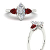 Load image into Gallery viewer, pear-diamond-cathedral-marquise-cut-engagement-ring-with-ruby-in-white-gold-fdenr9210mqrgrudrangle3-nl-wg.jpg?v=1758088108