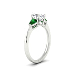 Load image into Gallery viewer, pear-diamond-cathedral-oval-shaped-engagement-ring-with-emerald-in-white-gold-fdenr9210ovrgemgrangle2-nl-wg.jpg?v=1758087322
