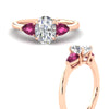 Load image into Gallery viewer, pear-diamond-cathedral-oval-shaped-engagement-ring-with-pink-sapphire-in-rose-gold-fdenr9210ovrgsadrpiangle3-nl-rg.jpg?v=1758087322