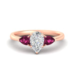 Load image into Gallery viewer, pear-diamond-cathedral-pear-shaped-engagement-ring-with-pink-sapphire-in-rose-gold-fdenr9210pergsadrpisleep-nl-rg
