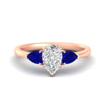 Load image into Gallery viewer, pear-diamond-cathedral-pear-shaped-engagement-ring-with-sapphire-in-rose-gold-fdenr9210pergsablsleep-nl-rg

