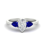 Load image into Gallery viewer, pear-diamond-cathedral-pear-shaped-engagement-ring-with-sapphire-in-white-gold-fdenr9210pergsablsleep-nl-wg
